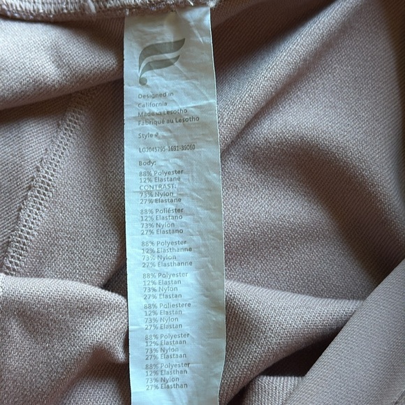 Fabletics Active Light Mauve Pink Compression Full Length Leggings Size XL - Picture 8 of 13